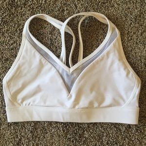 Lululemon sports bra in white