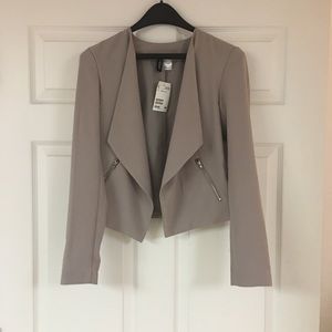 NWT. H&M Taupe Dress Coat