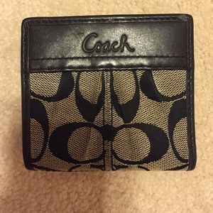 Printed coach wallet