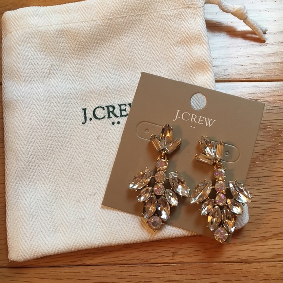 🎀NEW🎀J.Crew Crystal Dangle Earrings - Picture 4 of 4
