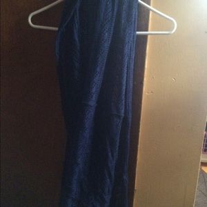 Navy blue infinity scarf