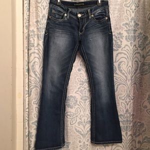 Express Stella  low rise boot jeans