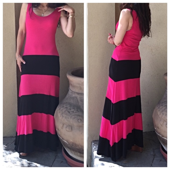✨RESTOCKED✨Color block maxi dress - Picture 5 of 7