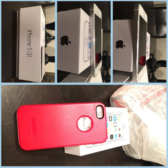 Apple IPhone 5s Silver (BOOST) 16gb Gently Used - Picture 2 of 4