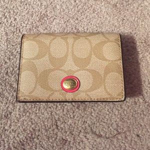 Authentic Coach Card Holder
