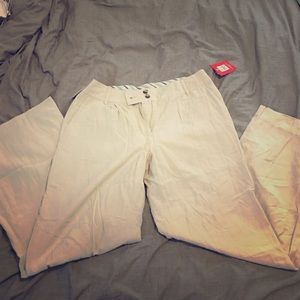 Make an offer! NWT Silk and linen wide leg pants.