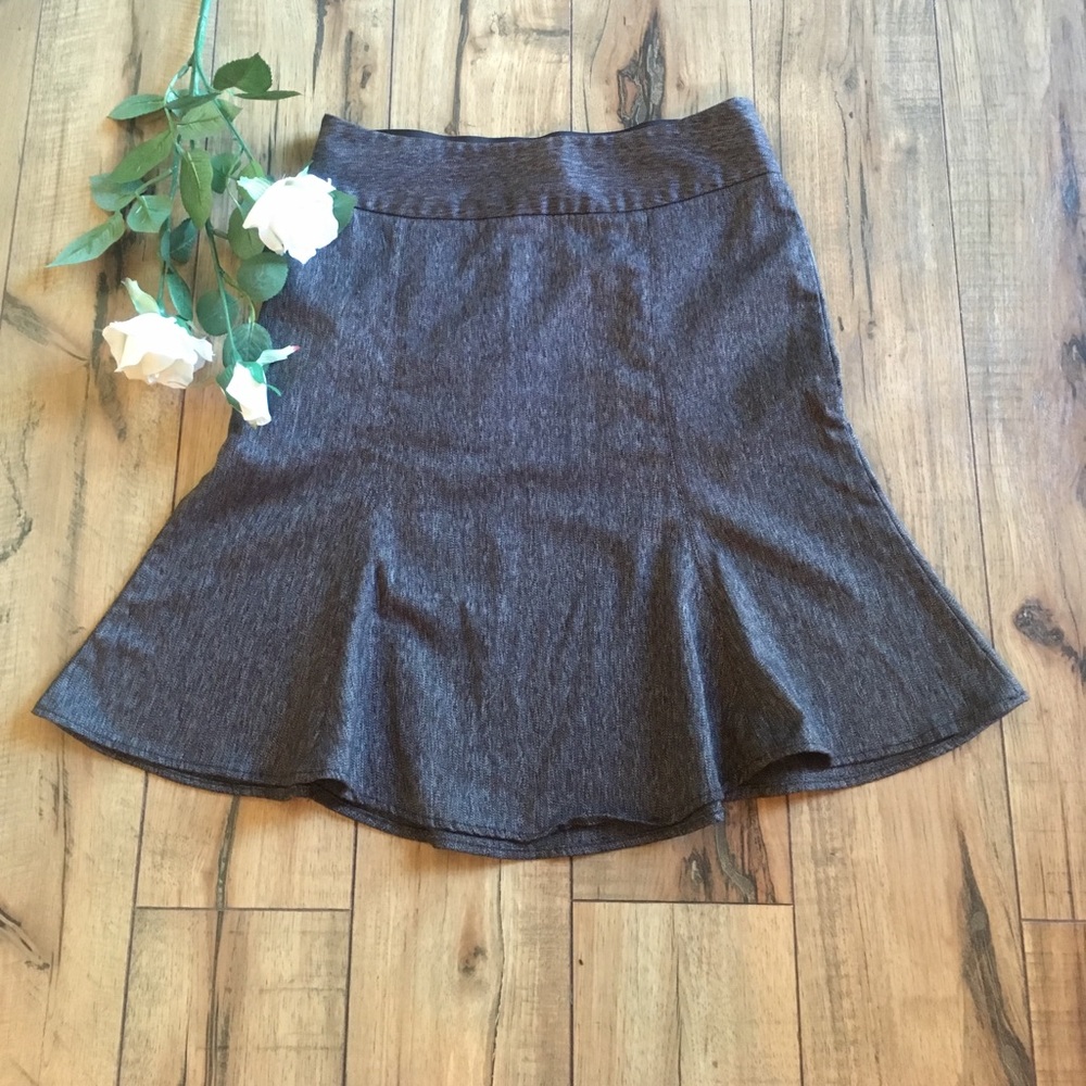 Brown Flare Skirt