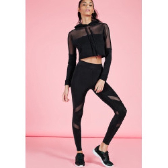 Missguided Women's Active Mesh Panel Gym Leggings