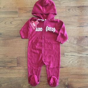 Baby Gap Product (red) footie onesie