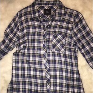 Rails plaid button down