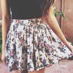 Floral Luma Skirt from Brandy Mellville!