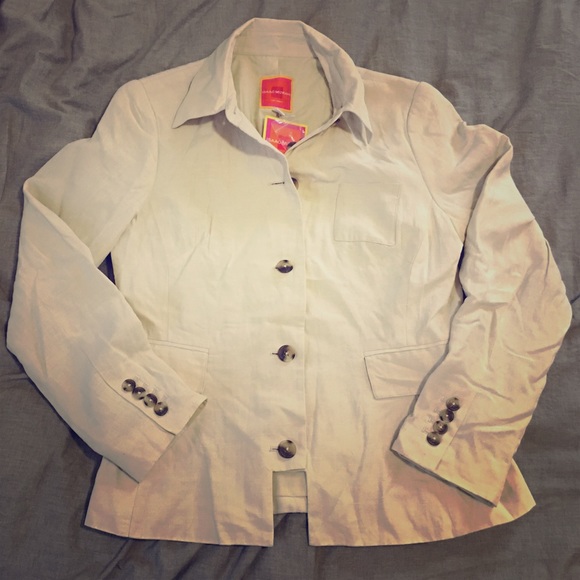 Make an offer! NWT Silk and linen blazer Isaac M.