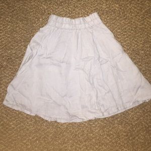 High waisted skirt