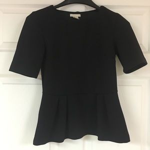 Lightly worn Black H&M peplum Top