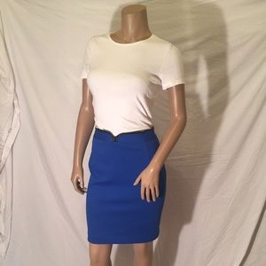 Tahari Royal Blue Pencil Skirt