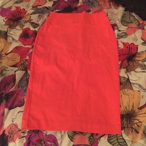 Orange skirt