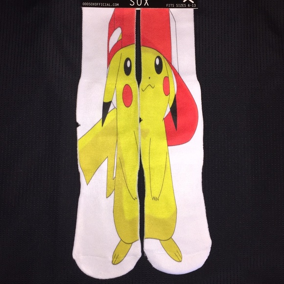 Pikachu Pokemon Socks