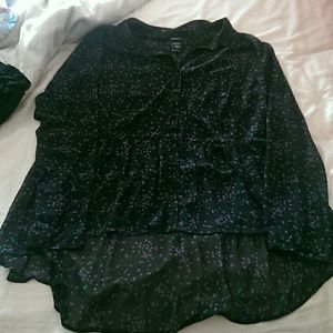 Size 2 torrid chiffon top