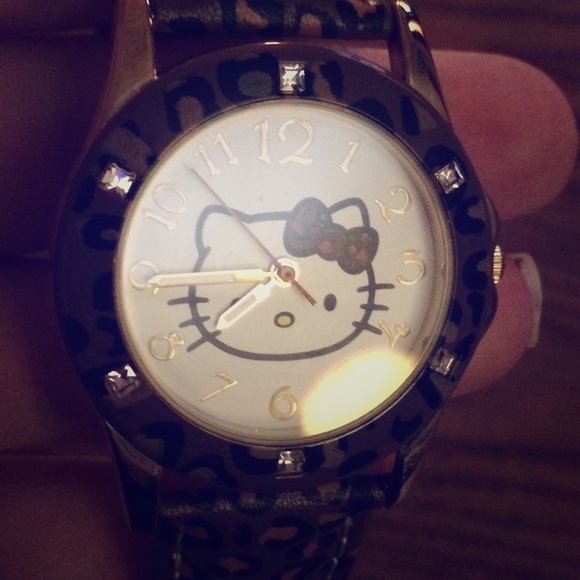 Leopard Hello Kitty Watch
