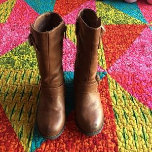 Size 9 Brown Toddler Boots 👢👢