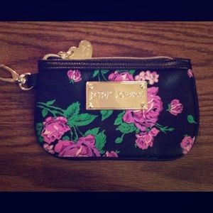 Betsey Johnson Rose Print Wallet