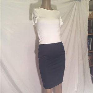 Elie Tahari Dark Navy suit skirt