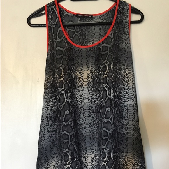 Worn Once! Python design tank!