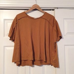 Zara oversized boxy top