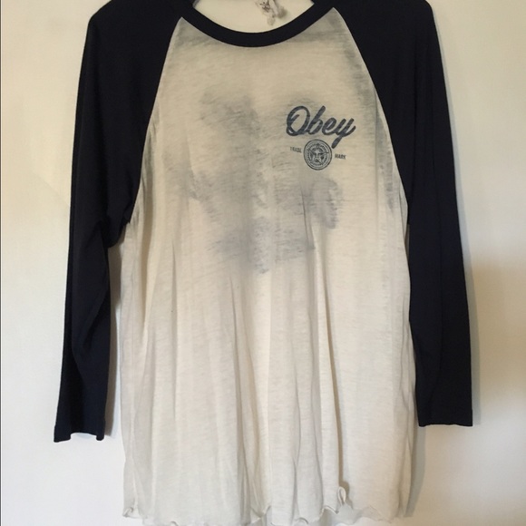 Worn Once! Three quarter sleeve tee shirt!