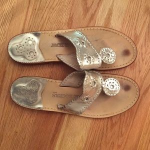 Silver Jack Rogers size 9