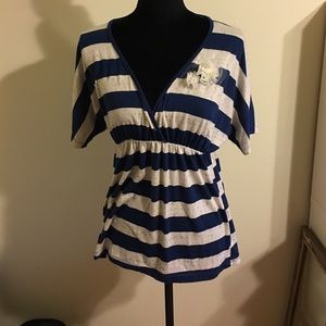 Maurice's stripped shirt