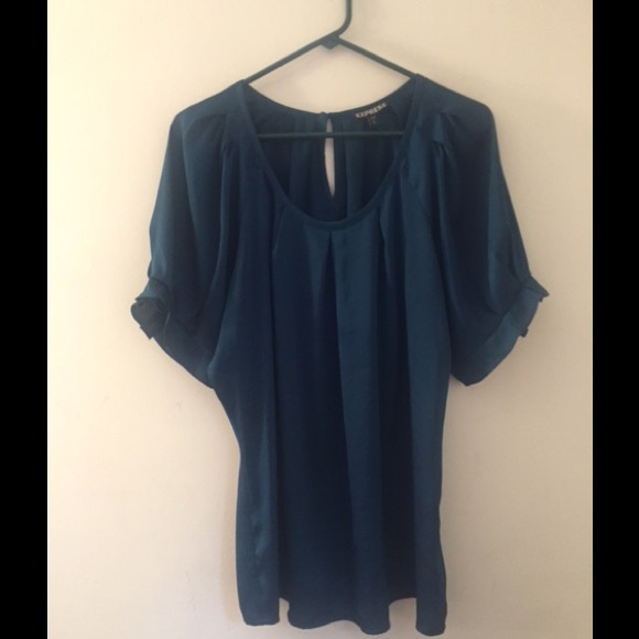 Express green blouse