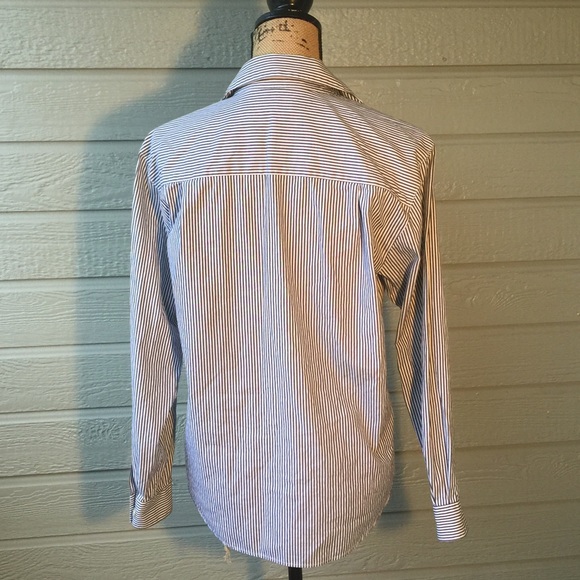 Talbots Striped Button Up - Picture 2 of 2