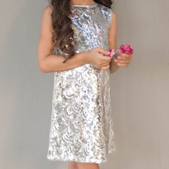 JOYFOLIE CLARA SILVER DRESS