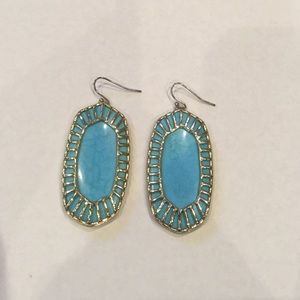 Kendra Scott Turquoise Danielle Earrings