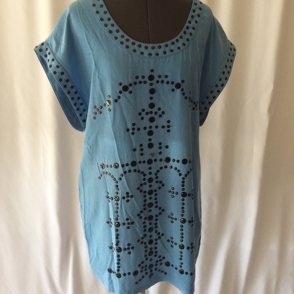 Plenty by Tracey Reese tunic shift dress size m