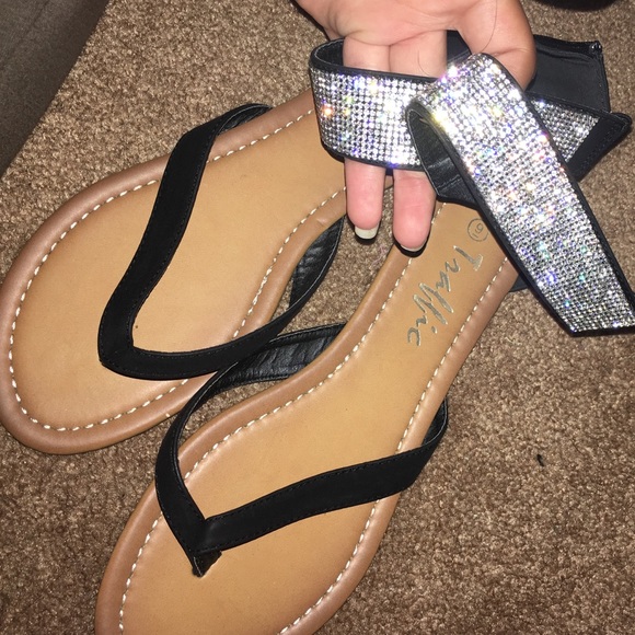 Black sandals