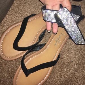 Black sandals
