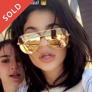 Quay Australia High Key gold sunglasses