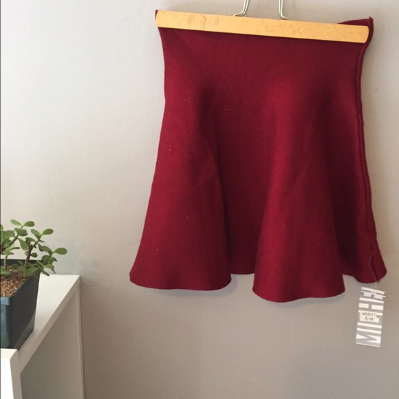 Maroon Skirt