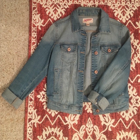 Stylish Jean Jack with Rose Gold Buttons