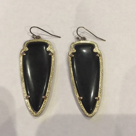 Kendra Scott Black Skylar Earrings