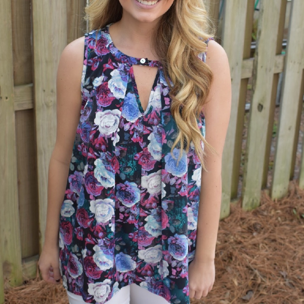 Floral tunic