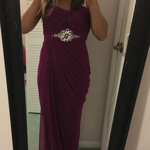 Beautiful wine colored dress