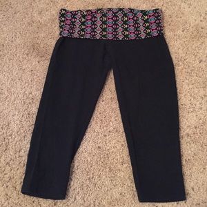 Workout pants crop 3/4 length