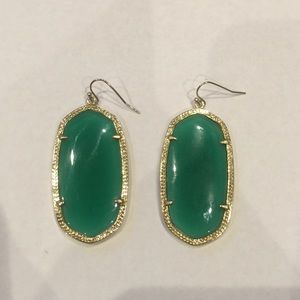 Kendra emerald Danielle earrings