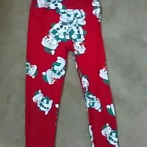 Snowman leggings