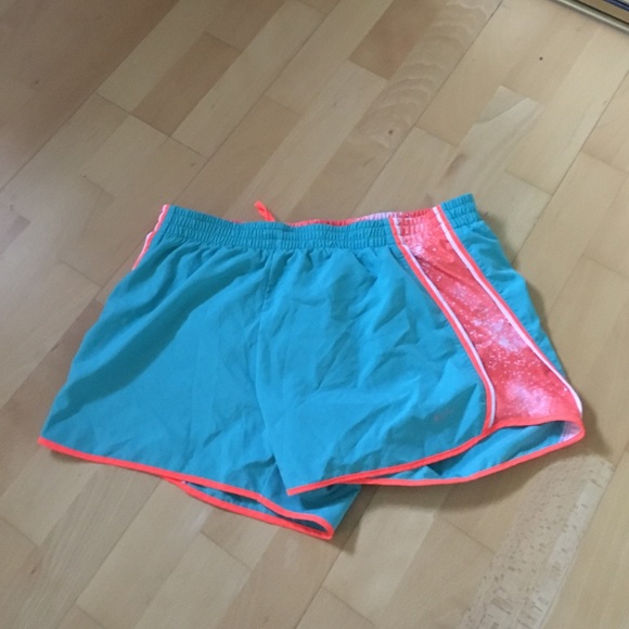 Teal and Orange Nike Shorts