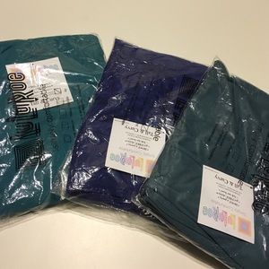 BNWT set of THREE TC LuLaRoe leggings soilds