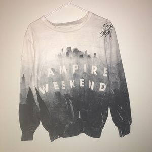 Vampire weekend NYC skyline sweatshirt